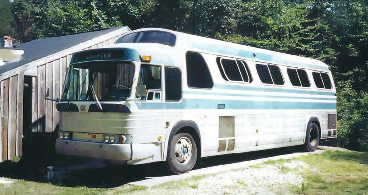 The Titus' bus before their conversion