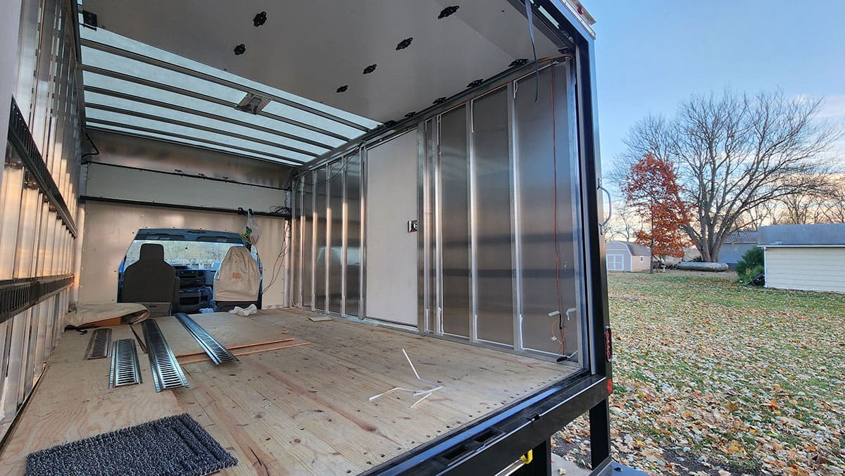Converting a 16’ – 2023 Ford E350 Box Truck - bus conversion photo
