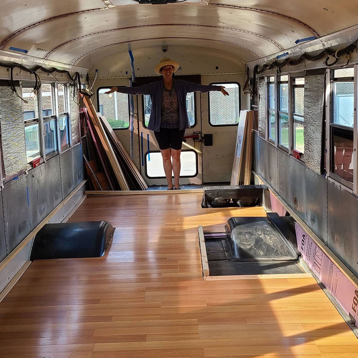 Welcome to my bowling alley on wheels!