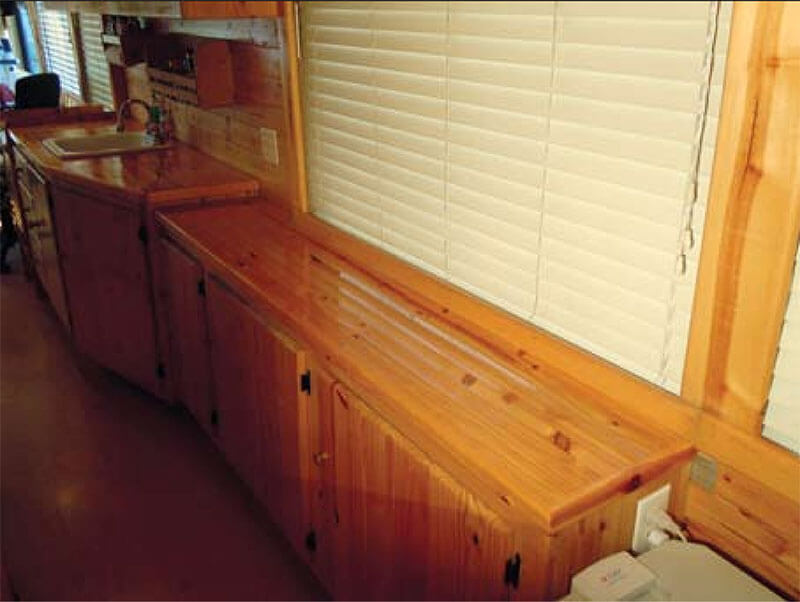 My Log Cabin Bus Conversion - bus conversion photo