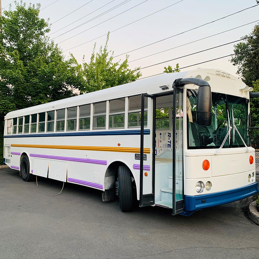 The School Bus Drought of 2020 - bus conversion photo