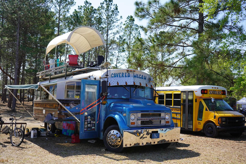 Skoolie Swarm 2022 - bus conversion photo