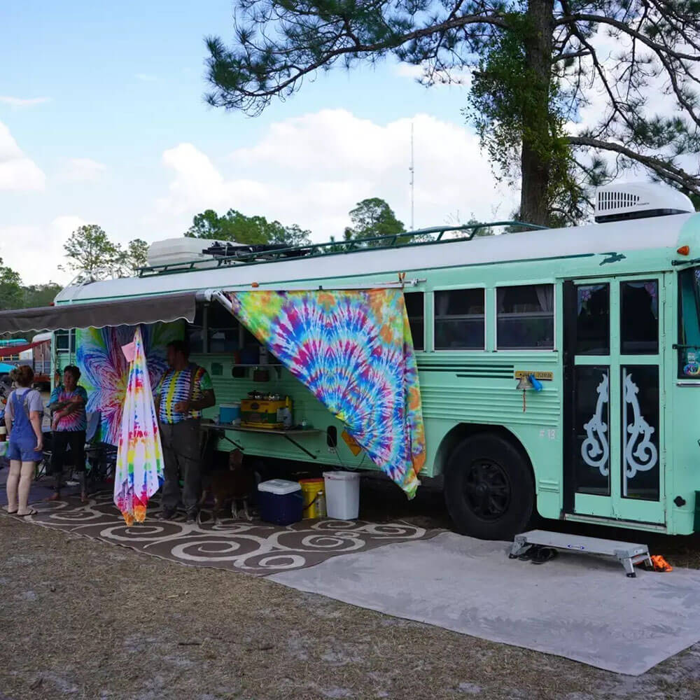 Dan and Peggy Kelsey’s bus.