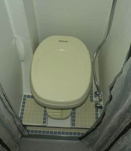 Roadtrek toilet/shower combo.