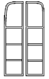 Building A One-Piece Door For My Eagle Bus Conversion - bus conversion photo