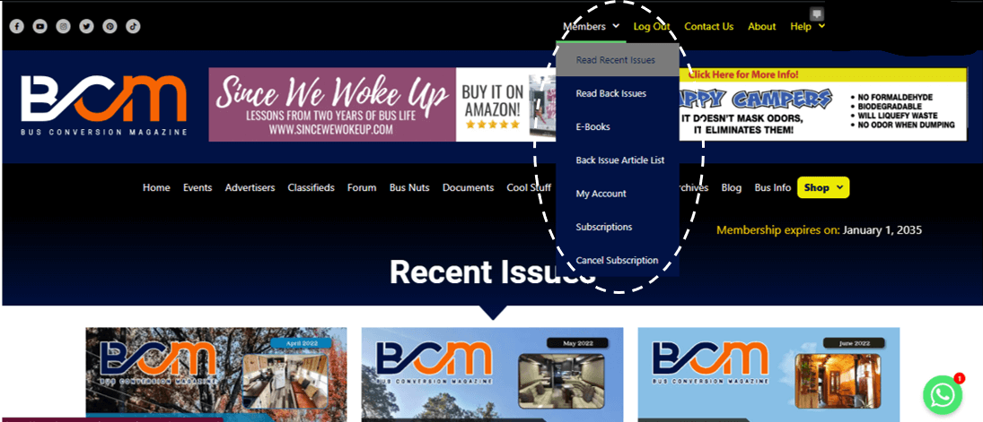 How to Subscribe to BCM - bus conversion photo
