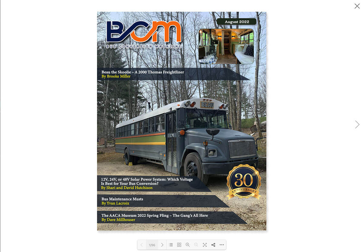 How to Get the Most out of Flipbook - bus conversion photo