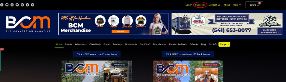 How to Subscribe to BCM - bus conversion photo