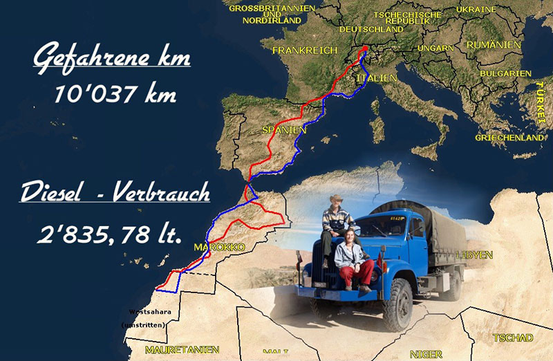 On The Road In A Converted Swiss Army Truck  - bus conversion photo