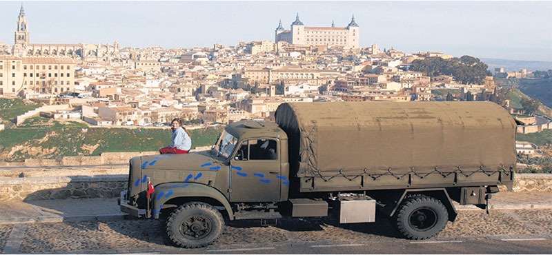 On The Road In A Converted Swiss Army Truck  - bus conversion photo