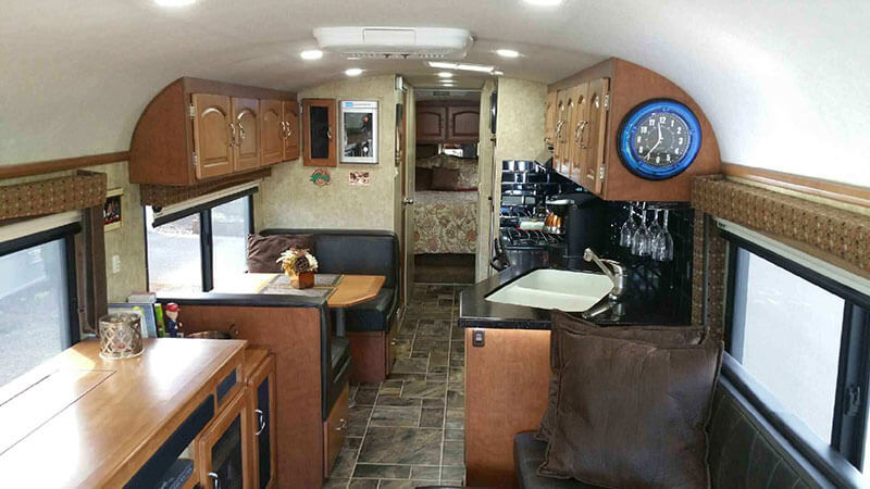 Converting a nostalgic 1956 GM Bus Into an Enjoyable RV - bus conversion photo