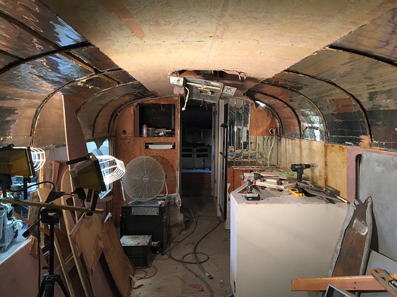 Converting a nostalgic 1956 GM Bus Into an Enjoyable RV - bus conversion photo