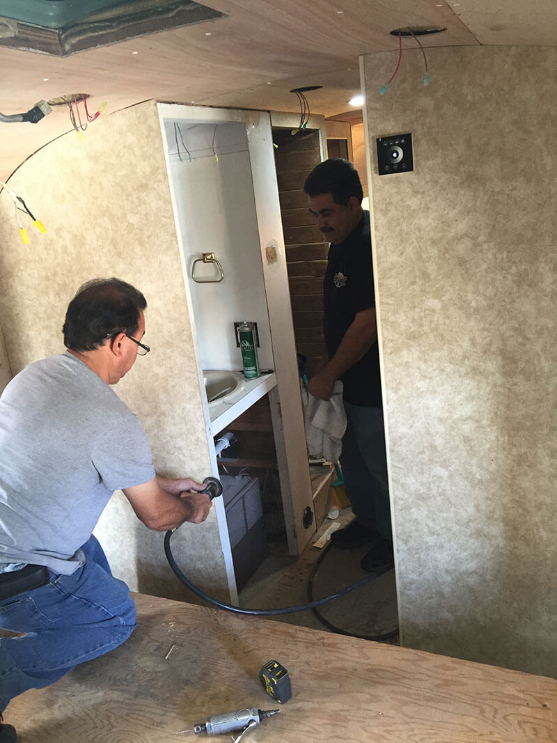 Converting a nostalgic 1956 GM Bus Into an Enjoyable RV - bus conversion photo