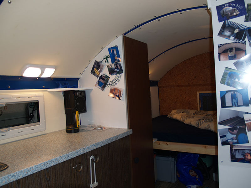 On The Road In A Converted Swiss Army Truck  - bus conversion photo