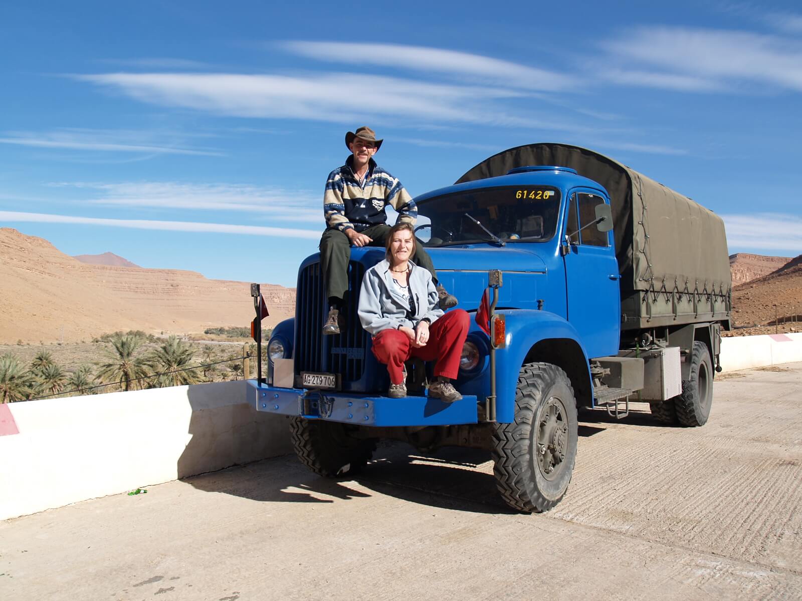 On The Road In A Converted Swiss Army Truck  - bus conversion photo