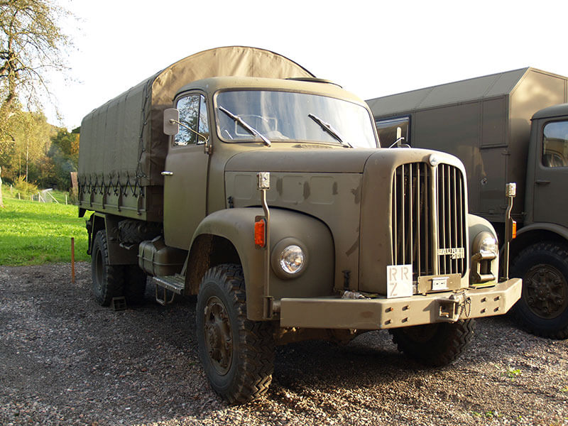 On The Road In A Converted Swiss Army Truck  - bus conversion photo
