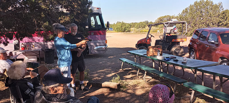 Gun safety class by Gary Nickerson.