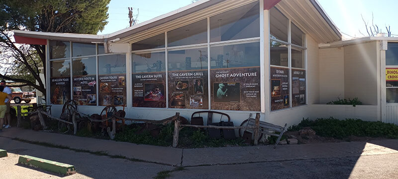 The welcome area near Route 66.