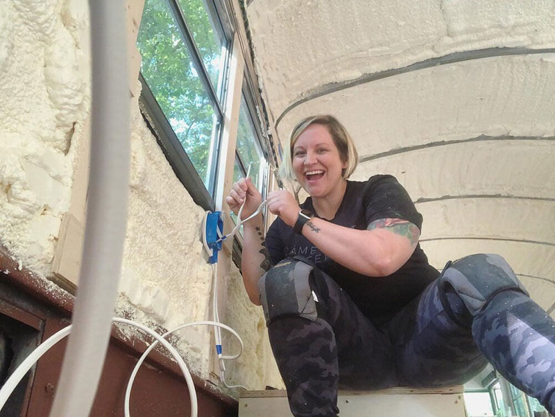 Learning new skills, such as electrical 
(May 2020).