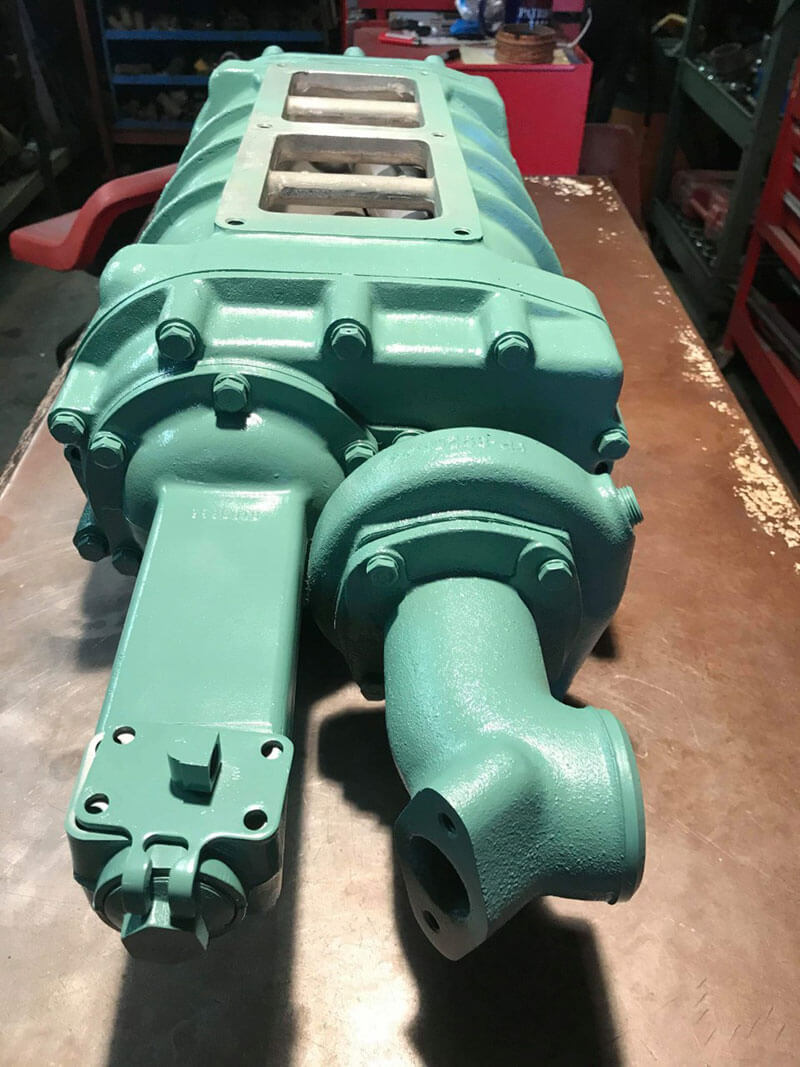 The blower assembly.