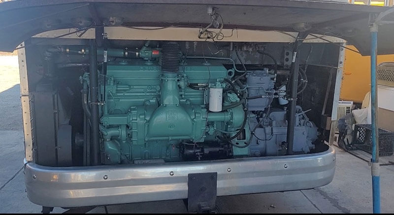 The engine work is completed, and Lawn Art is going home!