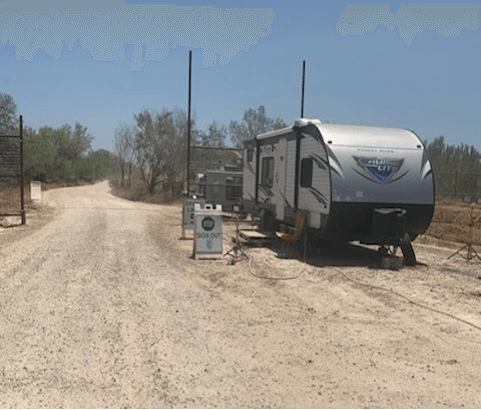 Making Money as a Gate Guard. The Ideal Job for Bus Conversion Nomads. - bus conversion photo