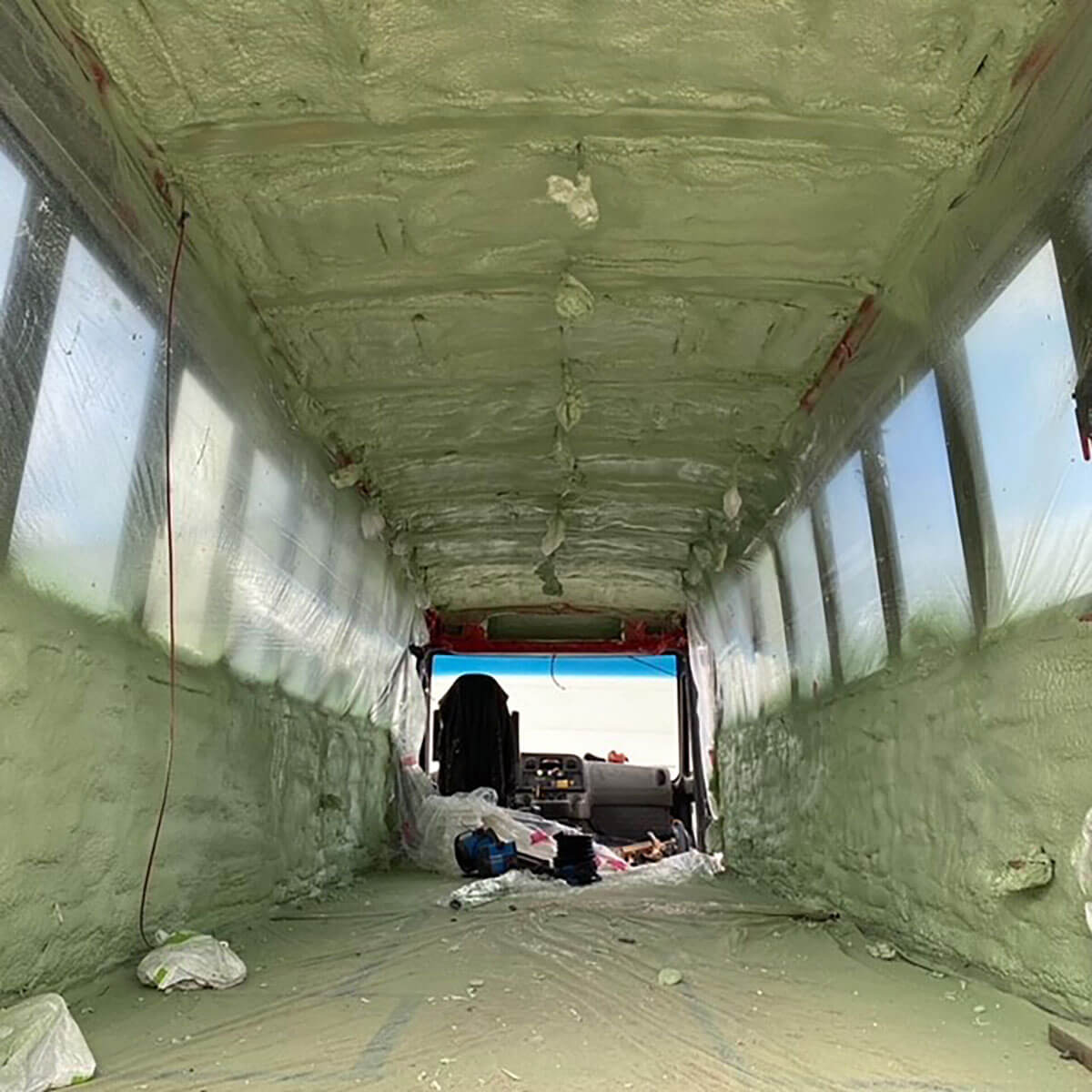 Kruzin’ in the Kraken - A 2013 Thomas Freightliner Skoolie - bus conversion photo