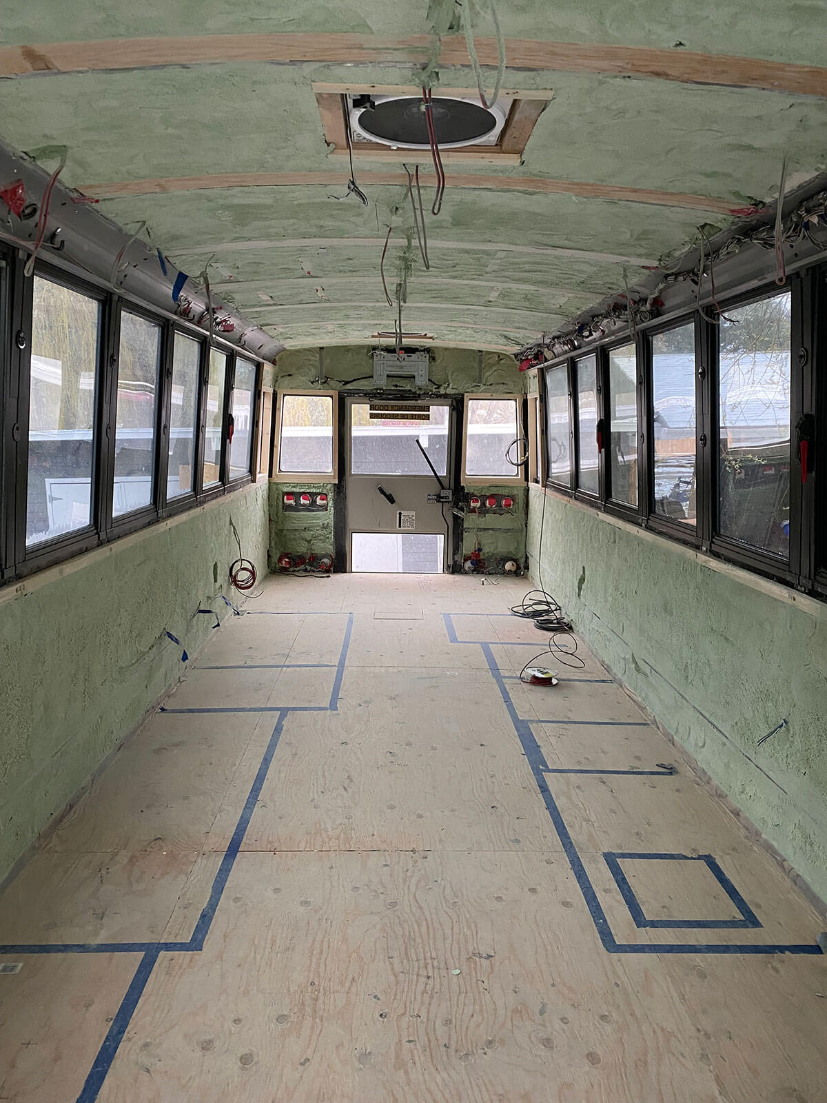 Kruzin’ in the Kraken - A 2013 Thomas Freightliner Skoolie - bus conversion photo