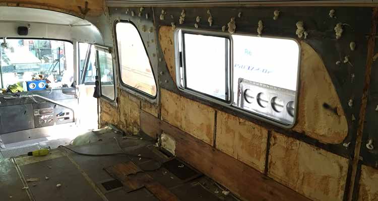 Comfort Year-Round With EHP (Insulating Your Bus Conversion) - bus conversion photo