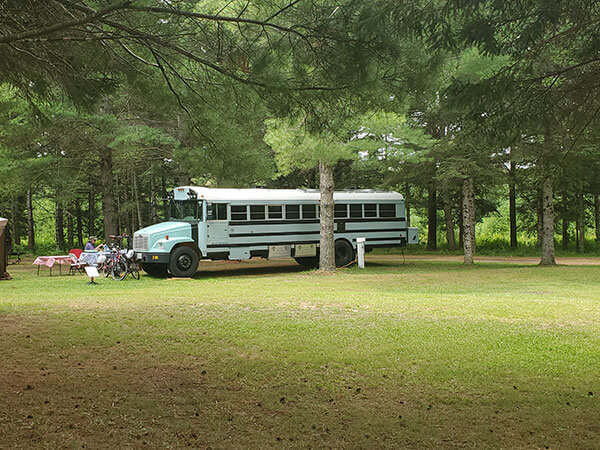 Skoolie U.P. 2023 A Teen’s Point of View - bus conversion photo