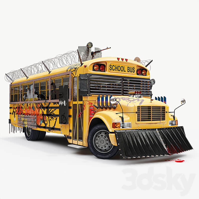 Doomsday Prepping in a Bus - bus conversion photo