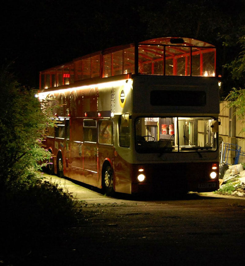 The Mammoth – A Double-Decker Restaurant - bus conversion photo