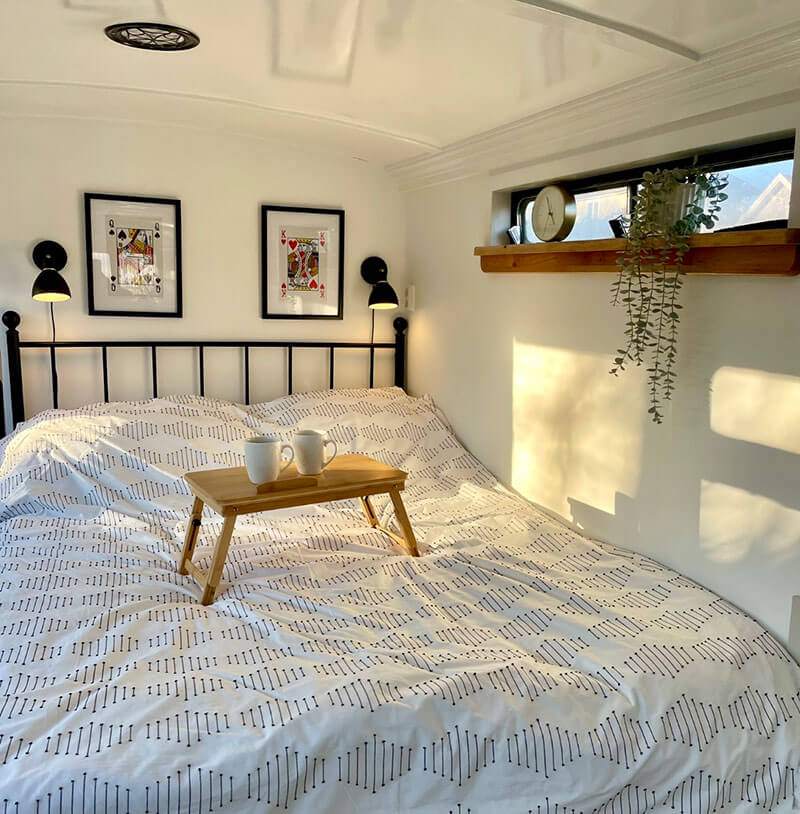 The Restoration and Conversion of a 1969 Volvo - bus conversion photo