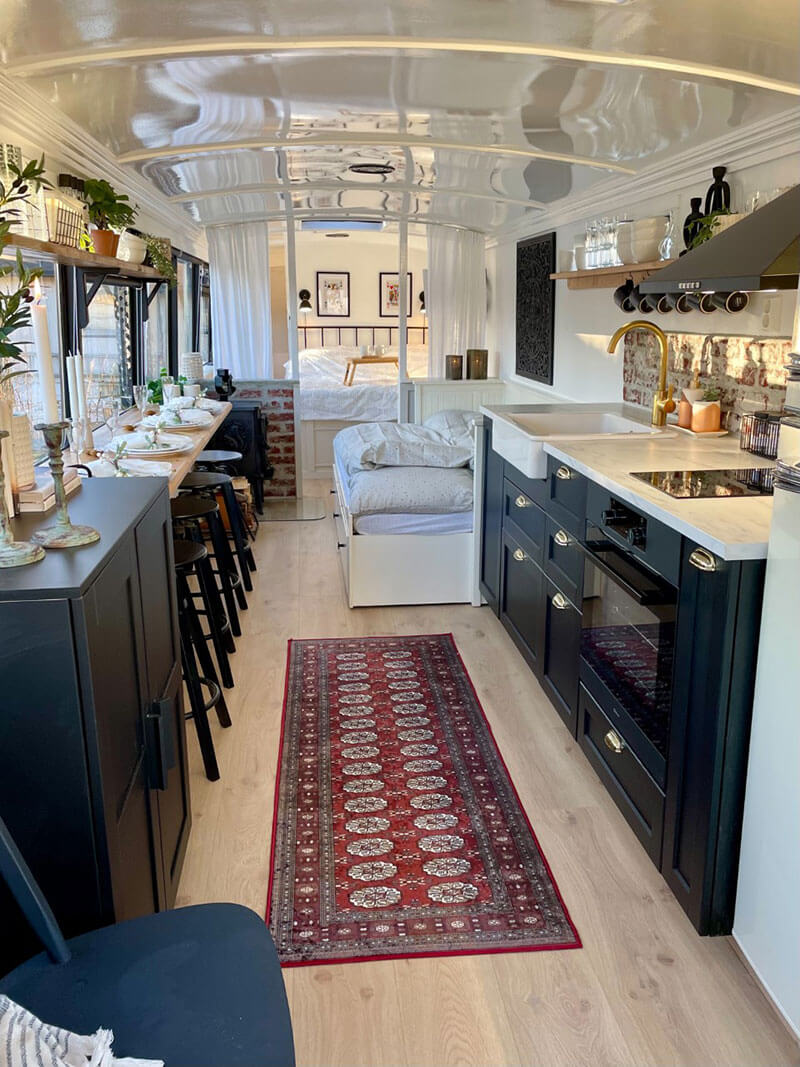 The Restoration and Conversion of a 1969 Volvo - bus conversion photo