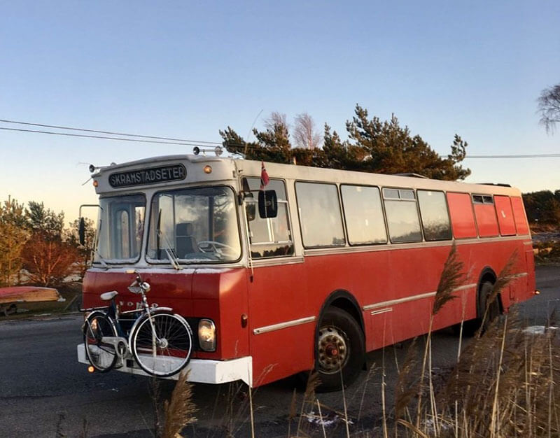 The Restoration and Conversion of a 1969 Volvo - bus conversion photo