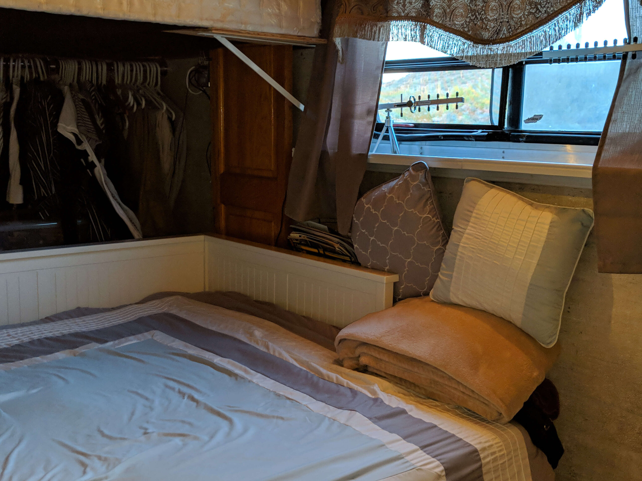 From Barracks Life to RV Life - bus conversion photo