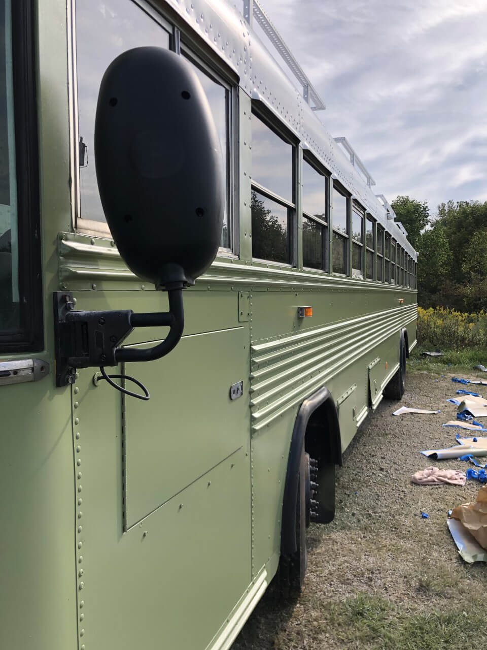 The Roaming Fowler Bus A 2004 Blue Bird All-American  - bus conversion photo