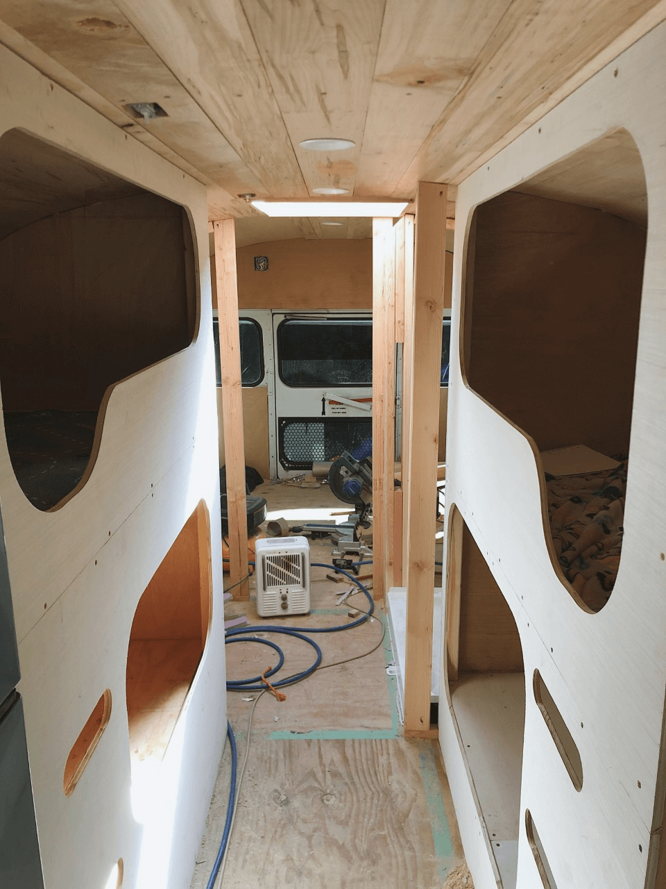 The Roaming Fowler Bus A 2004 Blue Bird All-American  - bus conversion photo