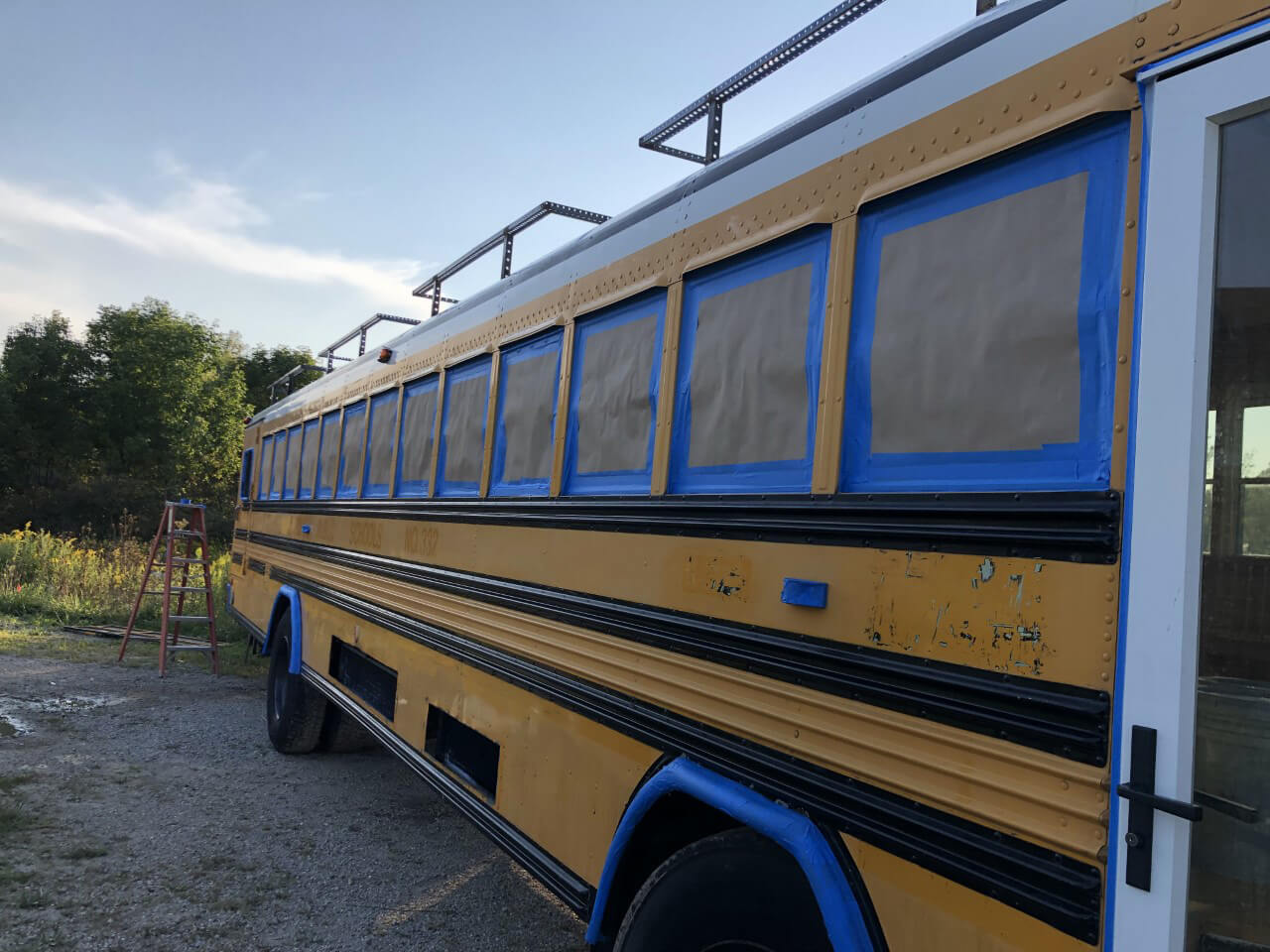The Roaming Fowler Bus A 2004 Blue Bird All-American  - bus conversion photo