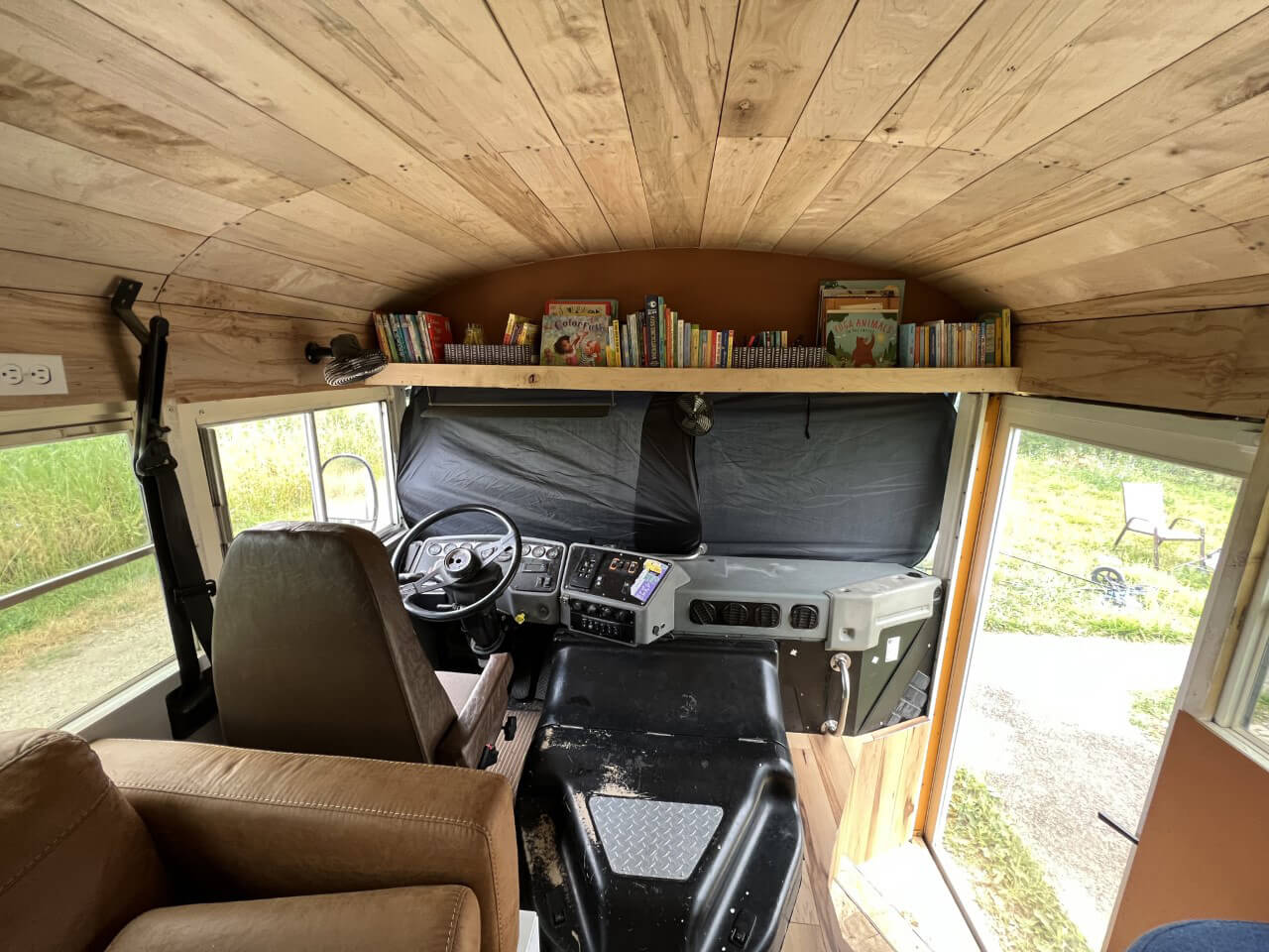 The Roaming Fowler Bus A 2004 Blue Bird All-American  - bus conversion photo