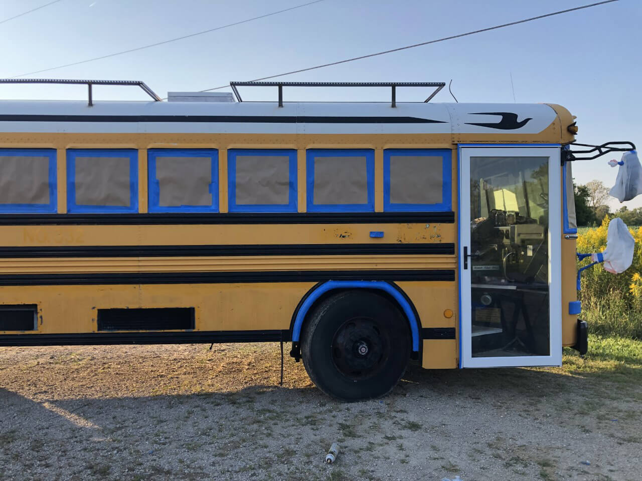 The Roaming Fowler Bus A 2004 Blue Bird All-American  - bus conversion photo