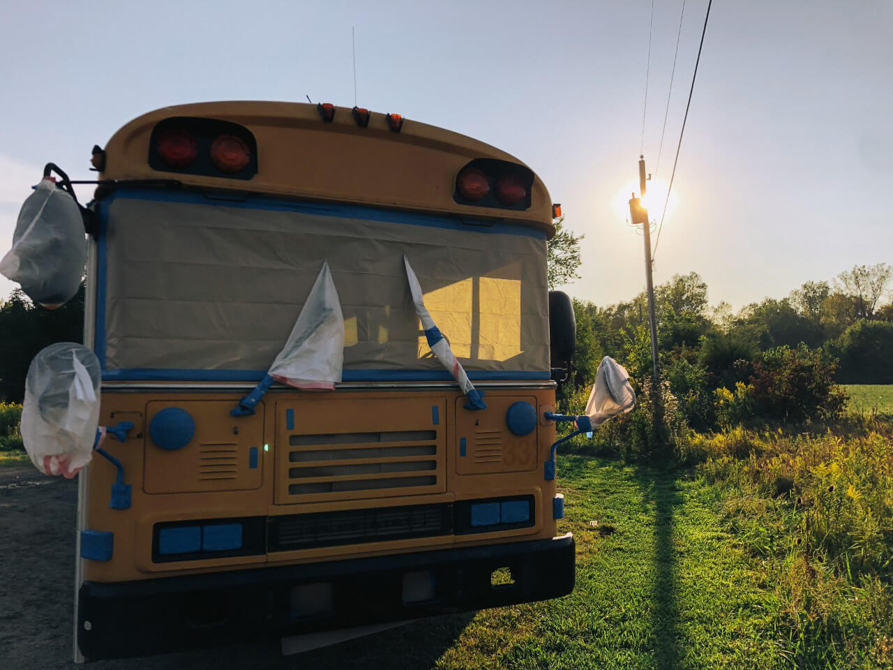 The Roaming Fowler Bus A 2004 Blue Bird All-American  - bus conversion photo