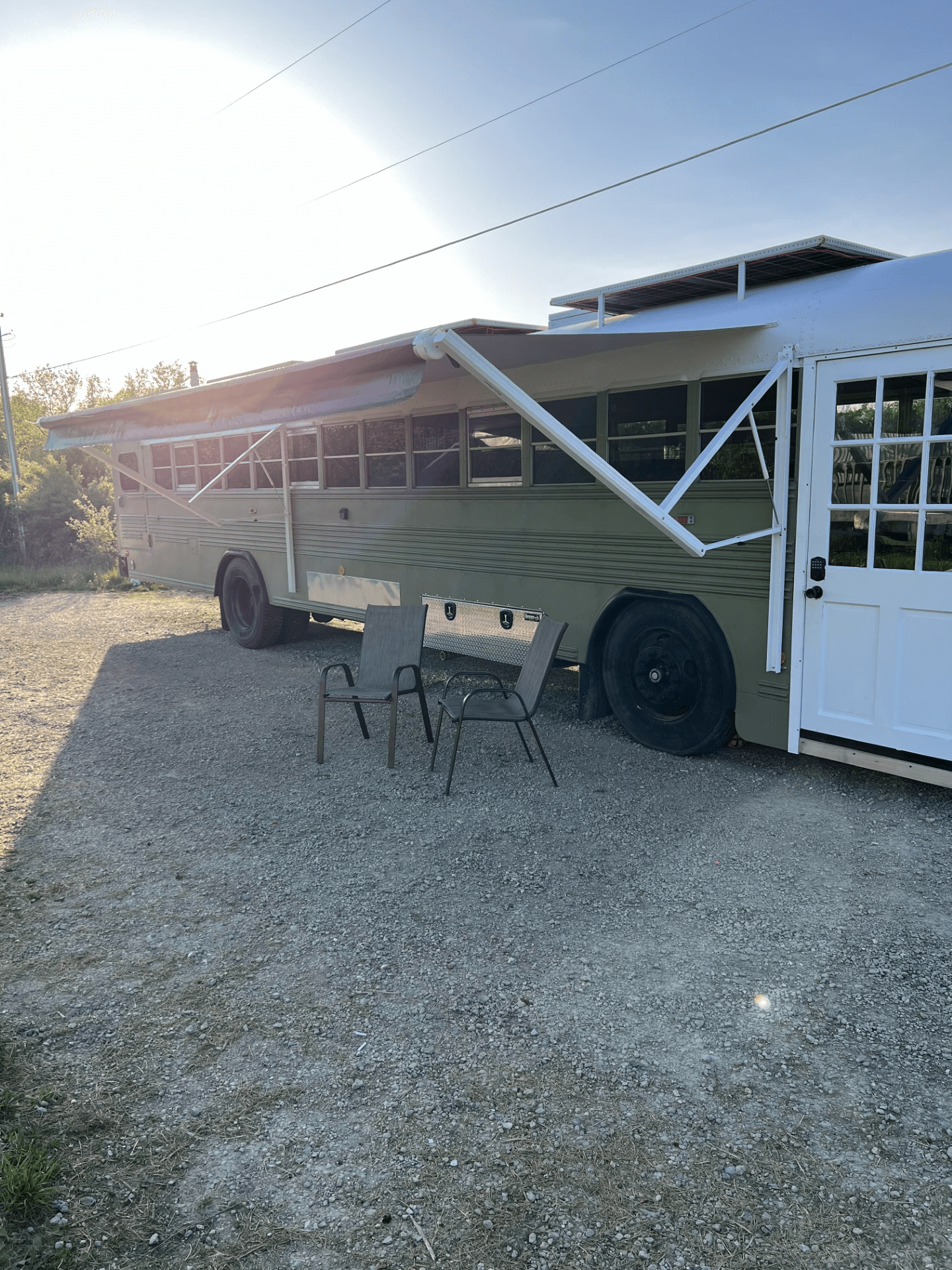 The Roaming Fowler Bus A 2004 Blue Bird All-American  - bus conversion photo