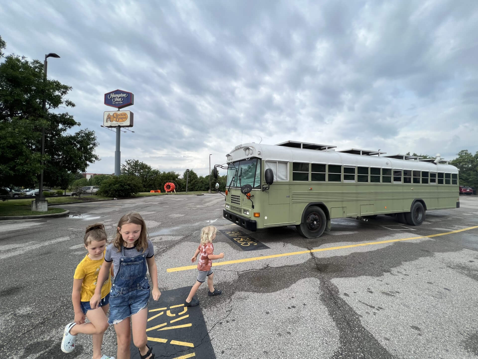 The Roaming Fowler Bus A 2004 Blue Bird All-American  - bus conversion photo