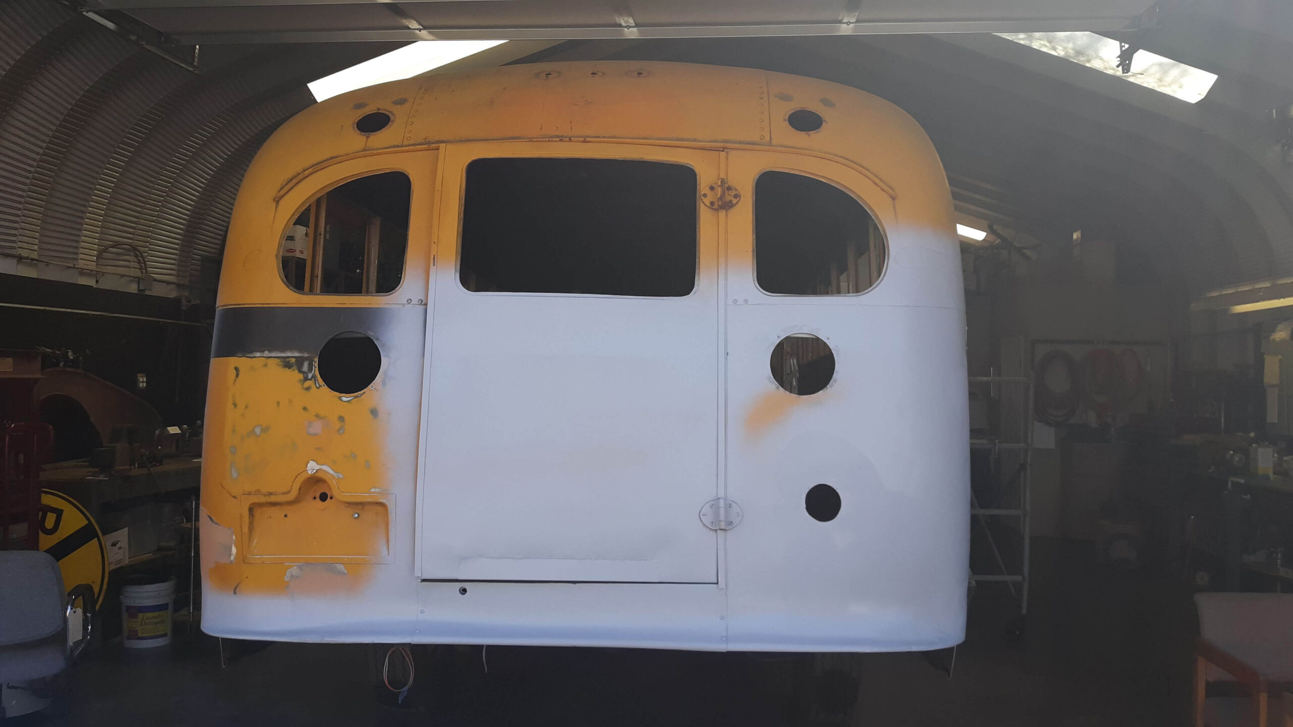 Body Work and Primer Turns the Corner to the Rear.
