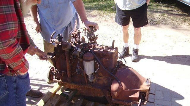 Replacement Engine as received.  Donated by Don Petty of Phoenix.