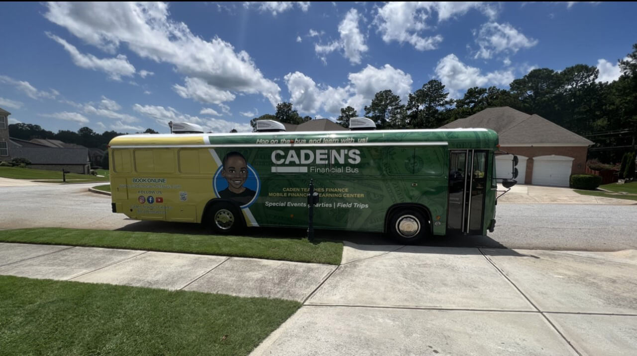 Side shot of Caden’s bus. 