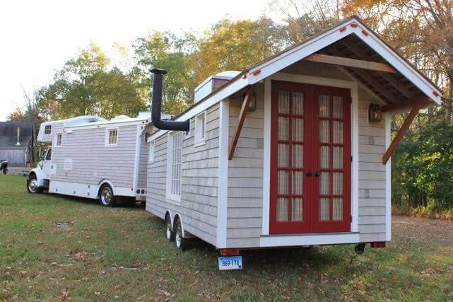 The toter-home includes Dan’s mobile shop.