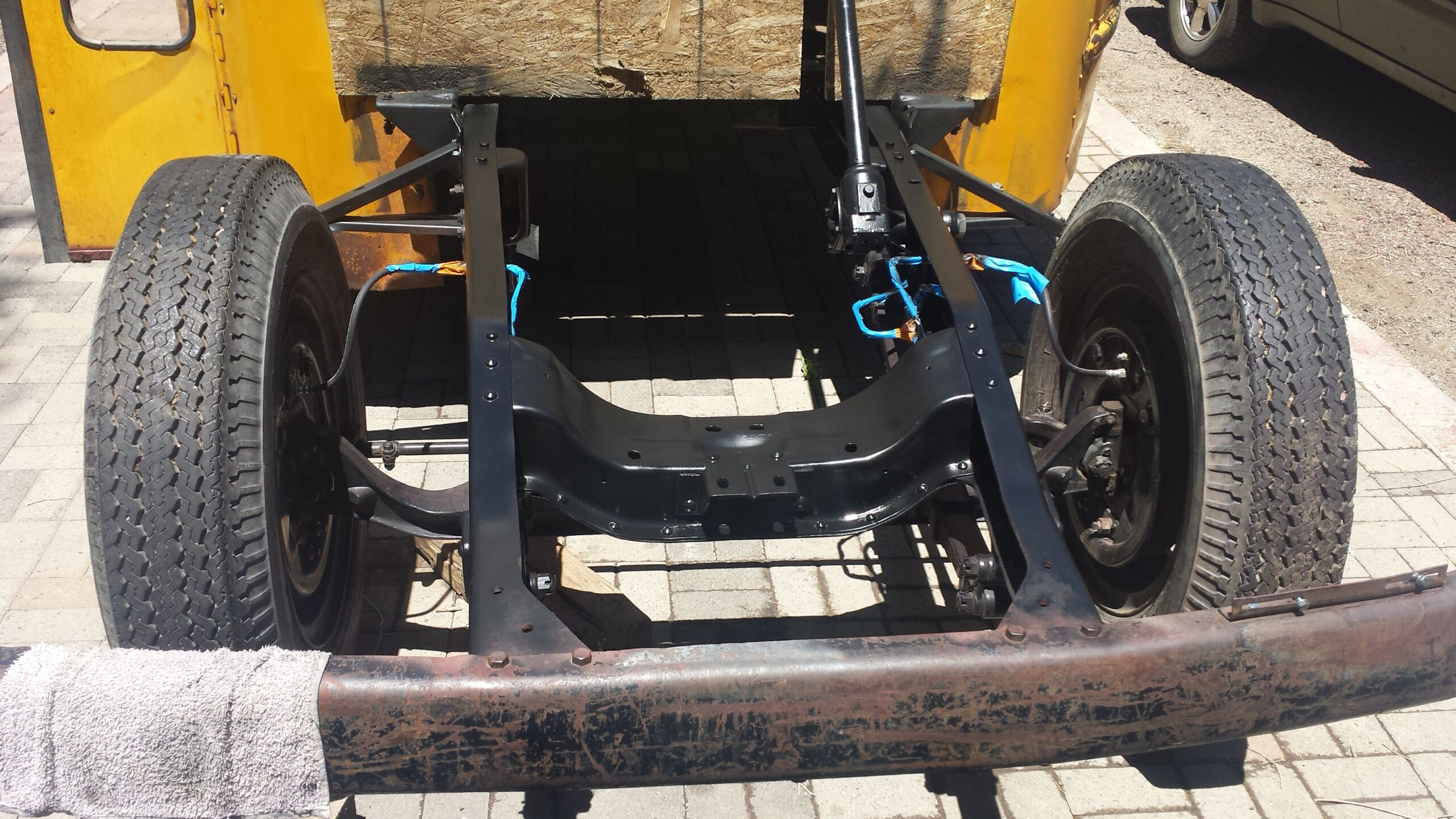 Front Suspension with newfront brakes.