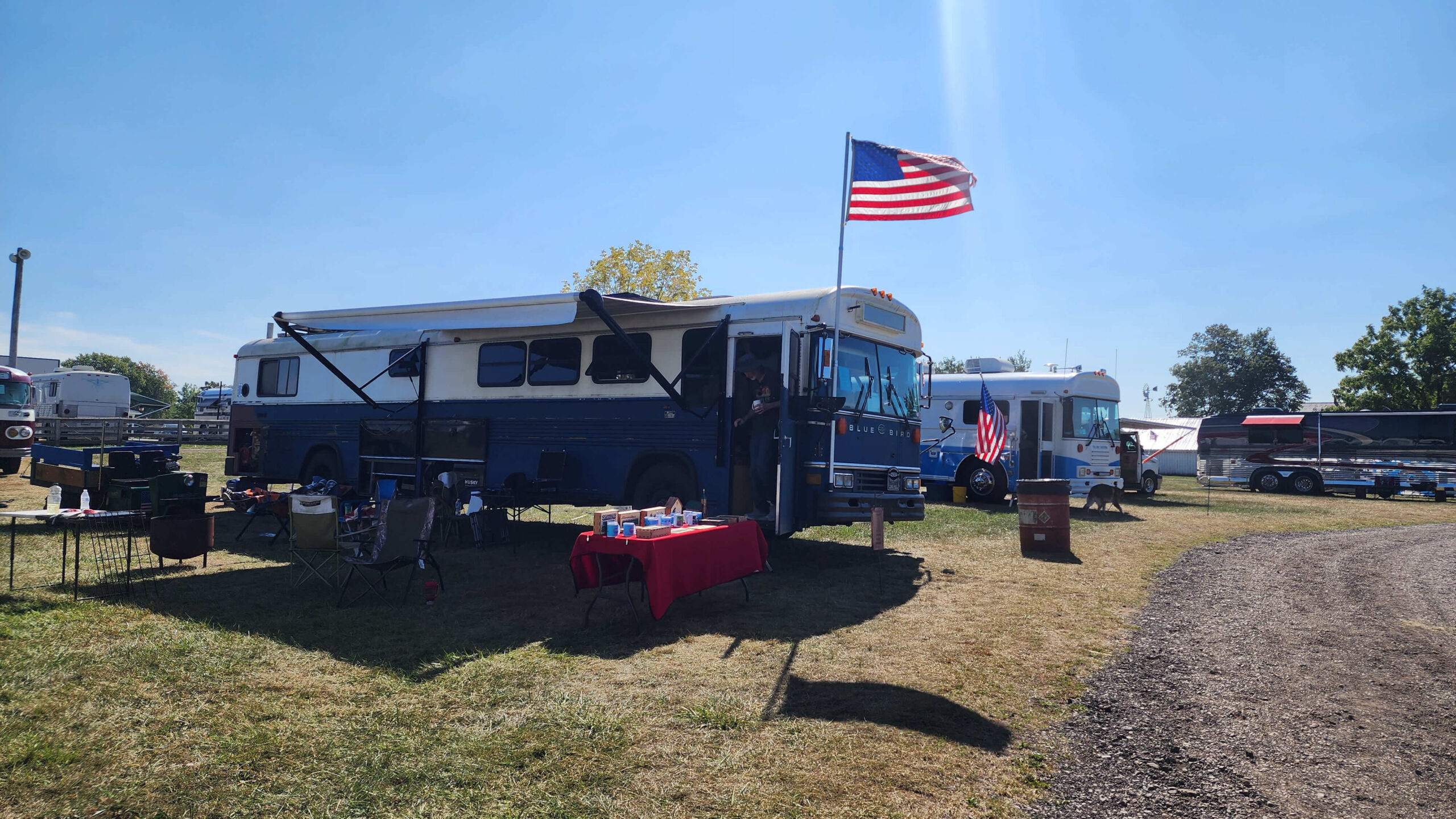 The Random Acts of Camping Bus Rally - Newbie Pre-Trip and Road-Trip - bus conversion photo